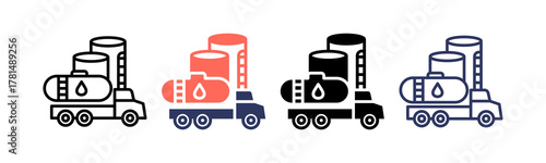 Oil Shipment multiple icon