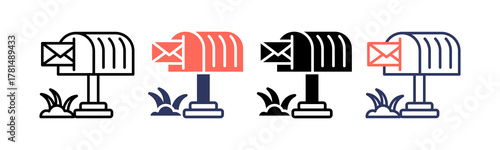 Mailbox multiple icon