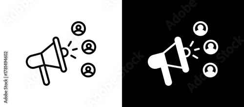 Announcement multistyle icon