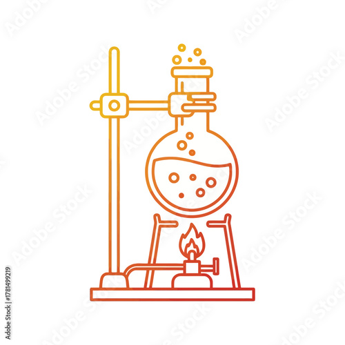 Tea Set with Cupcake Icon – Cozy Tea Time and Bakery Snack Vector Illustration