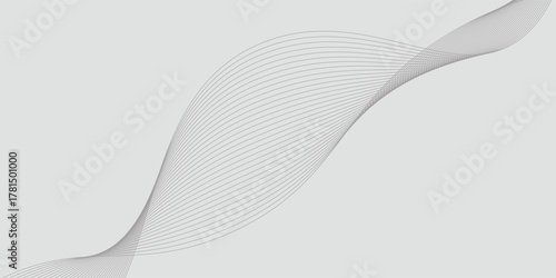 Abstract technology wave lines, frequency sound, data science, business wave line background. tech; smooth; technology; wavy; motion; modern; light; white;