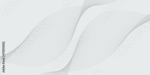 Abstract technology wave lines, frequency sound, data science, business wave line background. tech; smooth; technology; wavy; motion; modern; light; white;