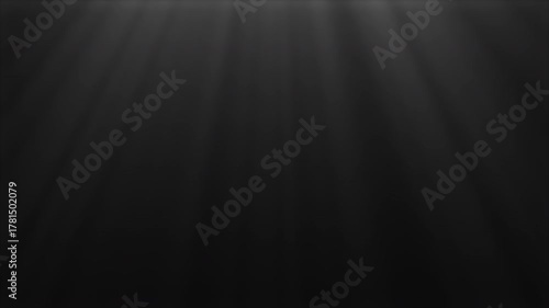 Volumetric light rays. Sun beams in atmospheric haze. Loop background