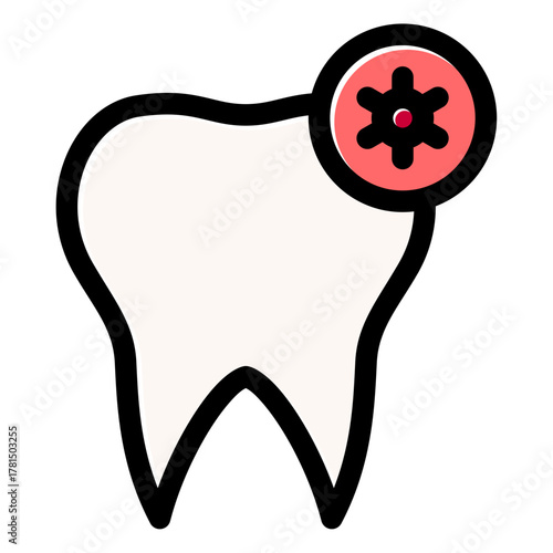 tooth infection icon