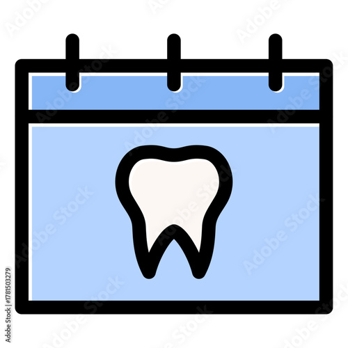 tooth check up schedule icon