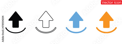 UI download arrow icons for web design, showing upload progress and data transfer in multiple styles. Useful for app development and website creation.
