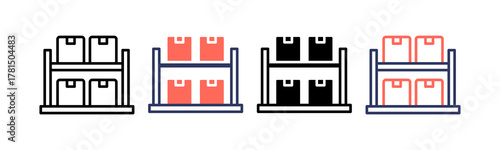 Parcel Shelves multiple icon