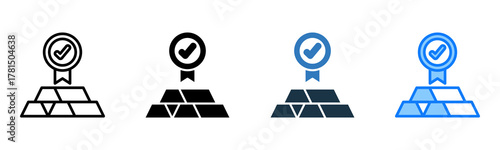 Gold Standard icon multiple style 