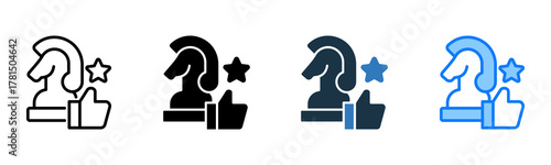 Success Strategies icon multiple style 