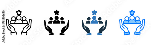 Leading Practices icon multiple style 