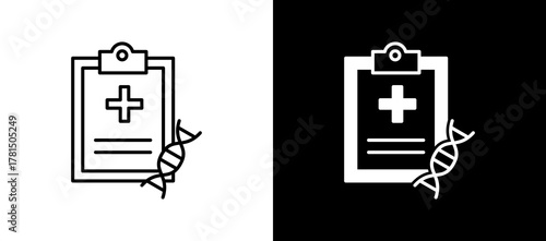 Biomedical multistyle icon