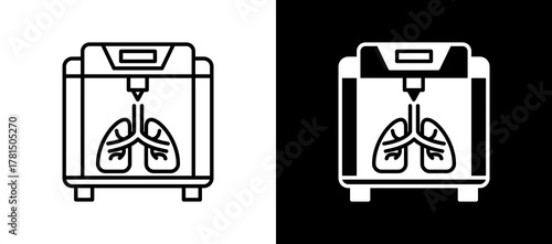 Bioprinting multistyle icon