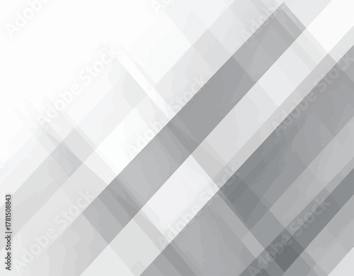 Abstract Geometric Background with Diagonal Stripes and Overlapping Rectangles.