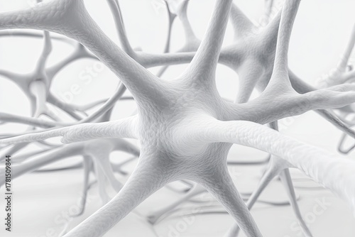 Detailed Neuron Cluster Illustration