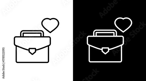 Business Ethics  White Icon Set Design