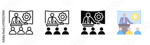 Workshop Icon, Multi Styles Icon Set