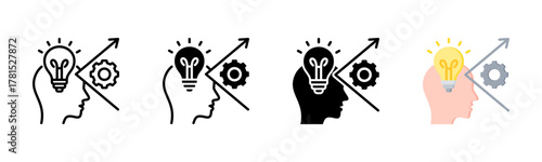 Knowledge Icon, Multi Styles Icon Set