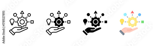 Skills Icon, Multi Styles Icon Set