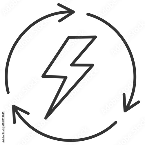 Energy Outline Icon