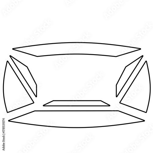 Stadium Enterance Icon - Outline