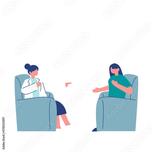 Counseling Session Vector