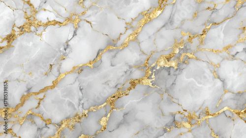 Elegant White and Gold Marble Texture Background for Luxury Interior and Graphic Design