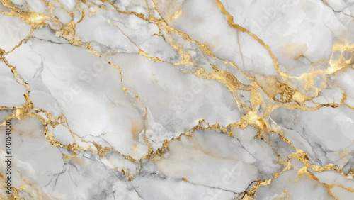 Elegant White and Gold Marble Texture Background for Luxury Interior and Graphic Design