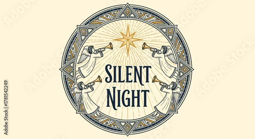 Heavenly Heraldry: A Festive Celebration for a Joyful Occasion