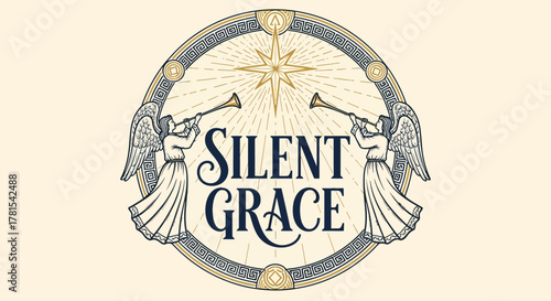 Celestial heralds announcing a message of peace and divine tranquility