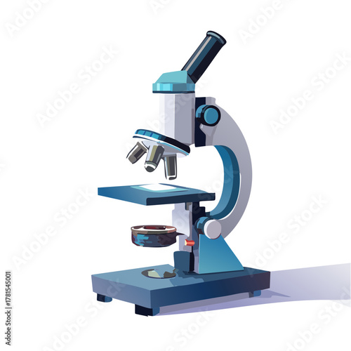 顕微鏡のベクターイラスト