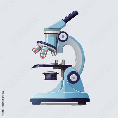 顕微鏡のベクターイラスト