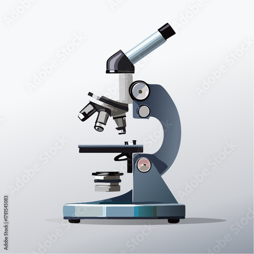 顕微鏡のベクターイラスト