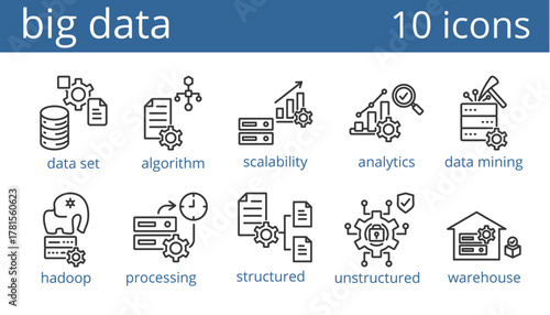 big data  icon vector illustration concept	
