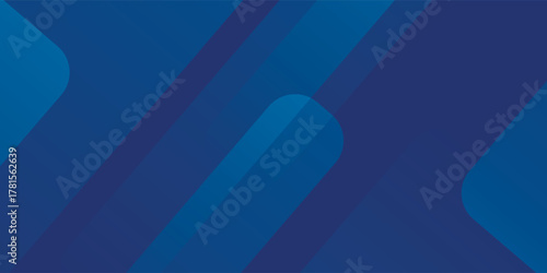 Abstract blue background with glowing geometric lines. vector