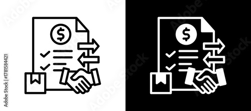Trade Document multistyle icon