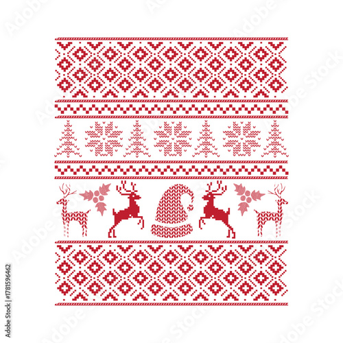 ugly Christmas sweater svg