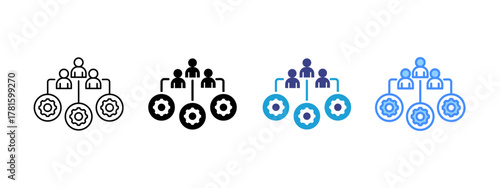 Framework  icon set multiple style collection