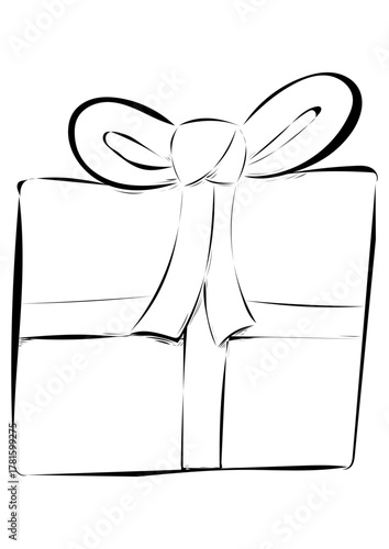 Geschenk mit Schleife