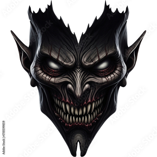 tribal mask of the devil