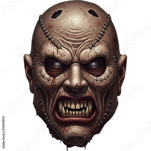 mask on white background