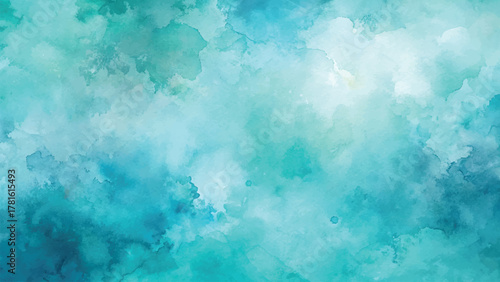 Blue Watercolor Texture Background for Artistic and Modern Design Projects