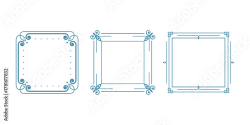 Luxury vintage frames vector collection with decorative ornamental borders stylish antique design suitable for invitation poster book card wedding elegant artwork