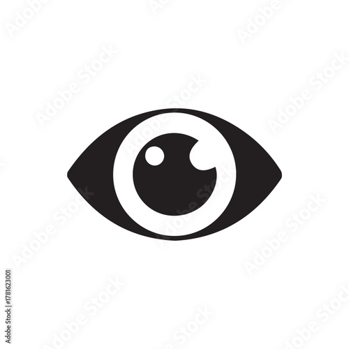 eye icon vector illustration
