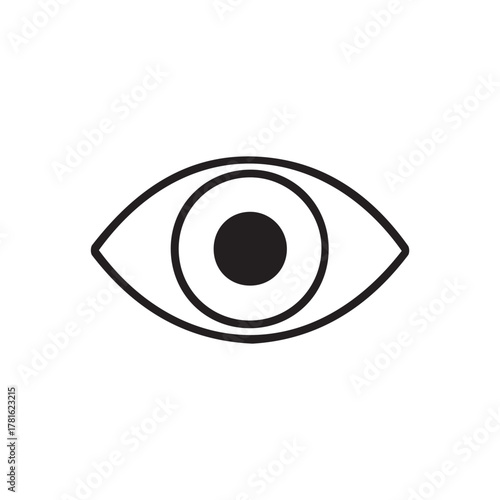 eye icon vector illustration