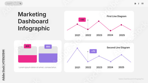 Marketing Dashboard Infographic
