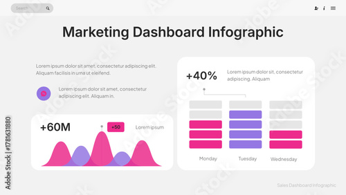 Marketing Dashboard Infographic
