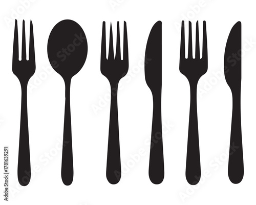 Elegant Fork Spoon and Knife Set