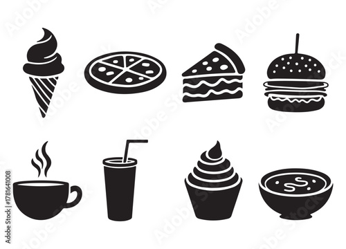 Fast Food Vector Icons Pack
