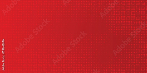 Red diagonal geometric shape with halftone. Modern fiber textured eps 10.vektor ilustration