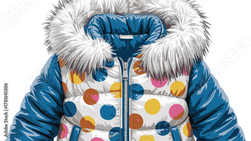 human brain model on blue background illustration